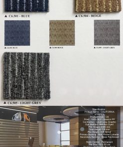Karpet Tile California Stripes