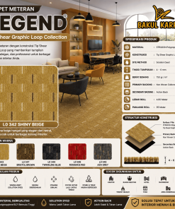 Karpet Kantor Meteran Legend