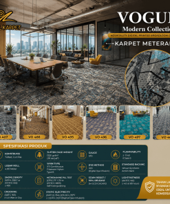 Karpet Kantor Meteran Vogue